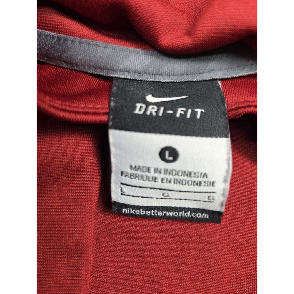 Nike 1/4 Zip Pullover Fleece Dry Fit Sweatshirt Mens Large NCAA Alabama Football - Picture 5 of 9
